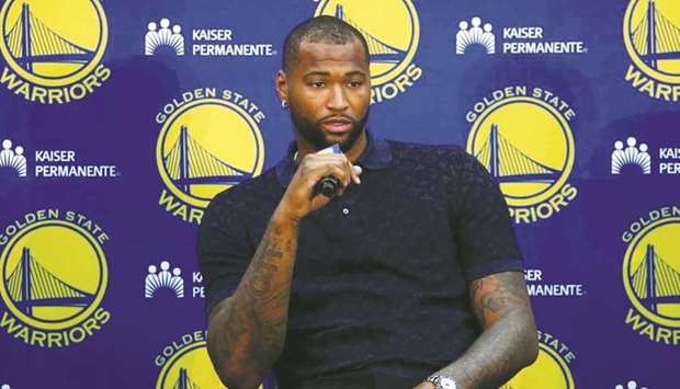 DeMarcus Cousins signed with Golden State as a free agent.
