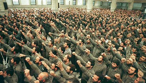The Revolutionary Guards. File picture