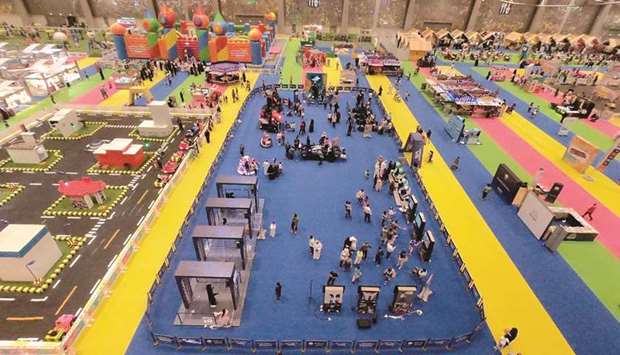 SET-UP: 1,000 square metre area has been dedicated for the VR section that includes MMOne and VR simulator machine.