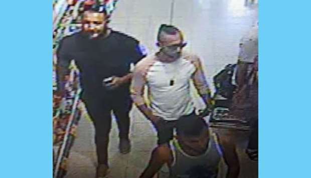 A screengrab of the suspects. Picture: Twitter 