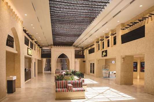 ARCHITECTURE: The cinema is in parallel with the style of Souq Waqif, decorated in traditional Qatari style. Photo by Ram Chand