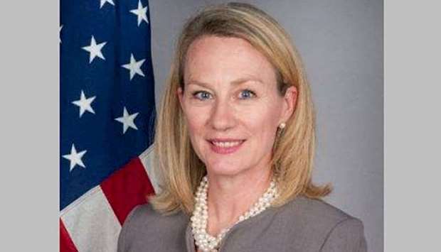 Alice Wells welcomed the Qatari government's support for the ceasefire last month in Afghanistan