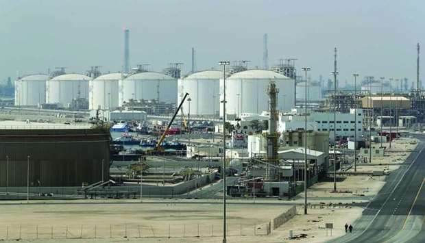 A view of the Ras Laffan Industrial City, Qatar's principal site for the production of LNG, some 80km North of Doha (file). In the medium term, Qatar's intention to expand liquefaction capacity by 30% to 100mn tonnes per annum will significantly boost growth in the hydrocarbon sector, says NBK.