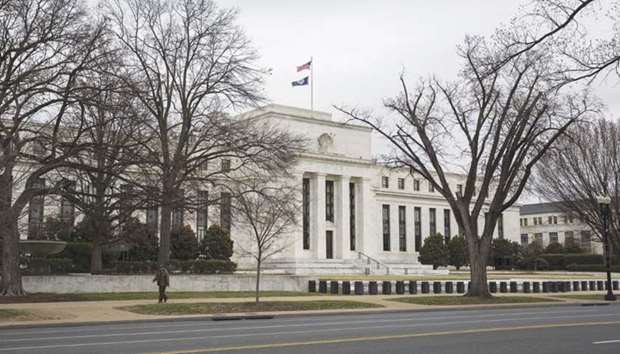 The US Federal Reserve building in Washington, DC. Rising money-market rates have forced Fed officials to take unprecedented steps to maintain control over their key policy benchmark, and the job is about to get harder.