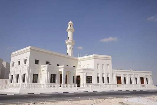 A new mosque in Qatar.