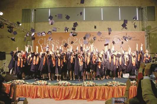 GRADUATION: The graduating students.