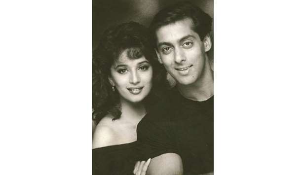 BLAST FROM THE PAST: Stars Madhuri Dixit, left, and Salman Khan in Hum Aapke Hain Koun..!