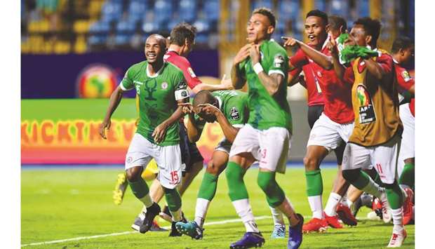 Madagascar are looking to become the first debutants to reach the last four of the Africa Cup of Nations since South Africa captured the title on home soil in 1996. (AFP)