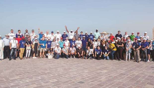 Chef de Missions toured the Katara Beach and the Gharafa Beach Sports Complex, where the ANOC World Beach Games 2019 will take place in Doha.