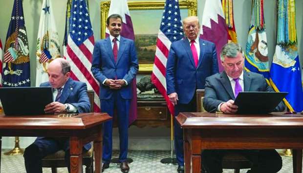 Qatar Airways and Boeing finalised a significant order for five Boeing 777 freighters during a ceremony at the White House in Washington DC on July 9. In the presence of His Highness the Amir Sheikh Tamim bin Hamad al-Thani, and US President Donald Trump, a signing ceremony was held between Qatar Airways Group Chief Executive, HE Akbar al-Baker and Boeing Commercial Airplanes President and CEO, Kevin McAllister.