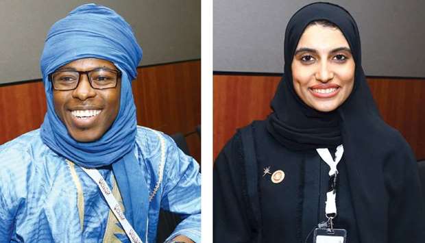 Mohamed Saleha (left) and Alzahraa Said al-Sawafi.  PICTURES: Jayan Orma