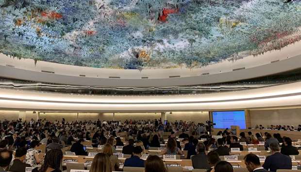 A session in the 41st session of the Human Rights Council