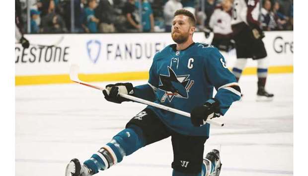 The 35-year-old Joe Pavelski signed a three-year, $21mn deal with the Dallas Stars on July 1 after playing the last 13 campaigns with the San Jose Sharks.