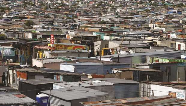 This file picture shows Cape Townu2019s crime-ridden Khayelitsha township.