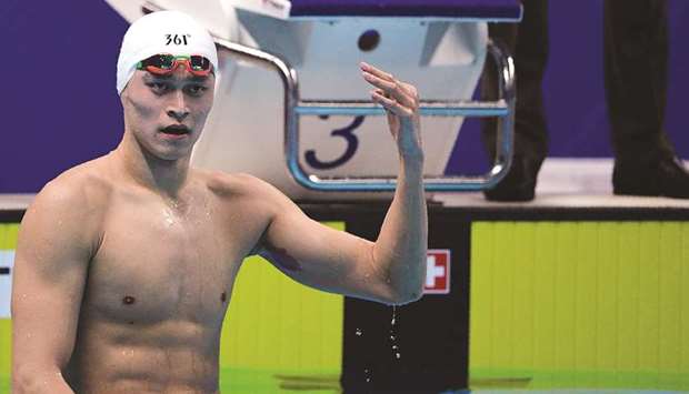 Chinau2019s Sun Yang was cleared by swimmingu2019s governing body FINA to compete at next weeku2019s world championships in South Korea. (AFP)