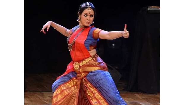 BEAUTIFUL ACT: Indian classical dancer Arupa Lahiry performs during the opening ceremony.