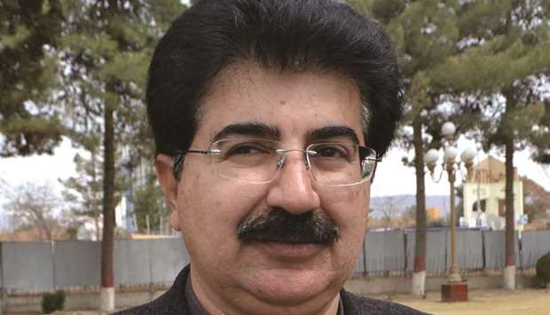 Senate Chairman Sanjrani: the target of the oppositionu2019s planned no-confidence motion.