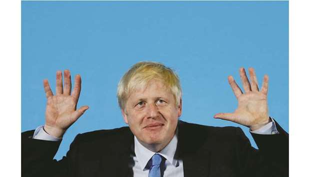 Boris Johnson, a leadership candidate for Britainu2019s Conservative Party, attends a hustings event in Colchester, Britain.