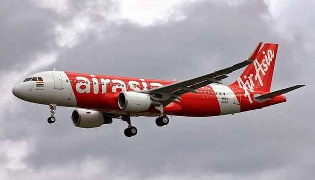 An Airbus A320 aircraft operated by AirAsia India