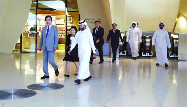 Korean PM visits National Museum of Qatar