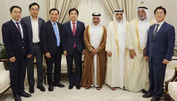 Shura Council officials meet Korean delegation