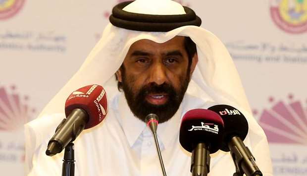 HE al-Nabit at yesterdayu2019s press conference