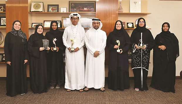 Al-Bairaq programme officials receive awards under several categories.