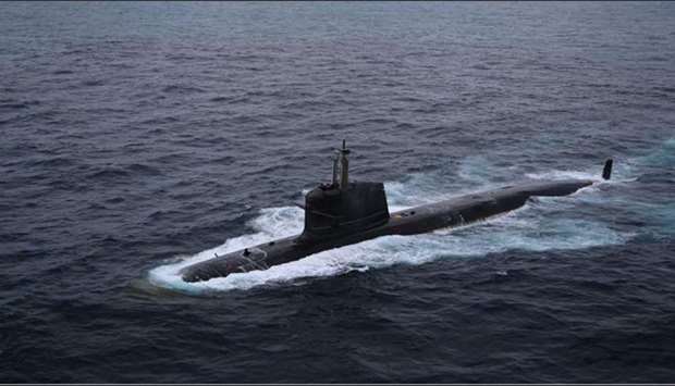 A nuclear submarine operated by Russia