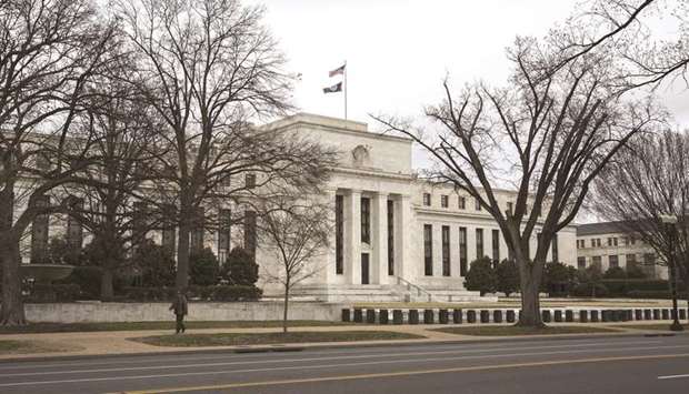 The Federal Reserve building in Washington, DC. With the Fed set to go silent until July 31, bond traders may want to shift their focus to whether Congress and the White House can reach a deal to raise the US debt ceiling before lawmakers head off on summer recess.