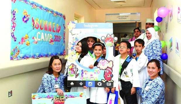 Hamad Summer Camp began with a full day at Al Wakra Hospital