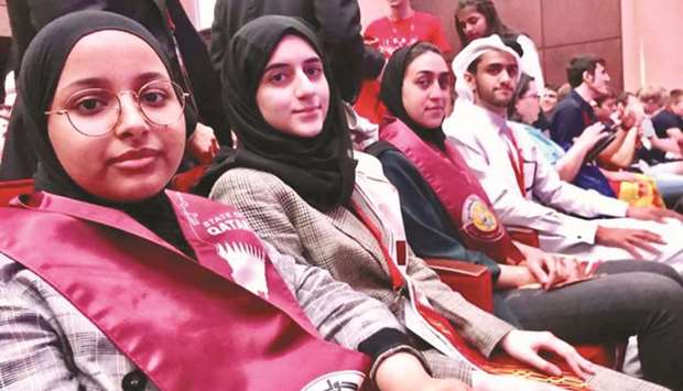 Qatari participants in the International Chemistry Olympiad.