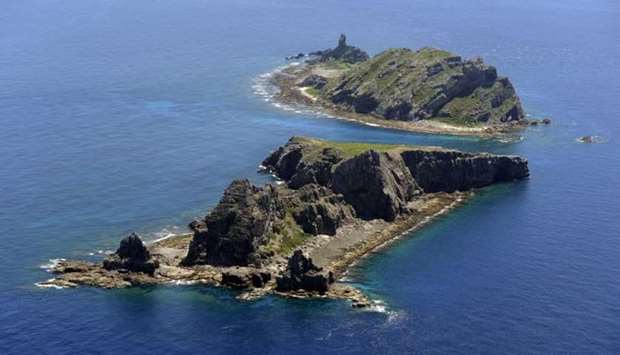 The disputed islands of  Takeshima (Dokdo)