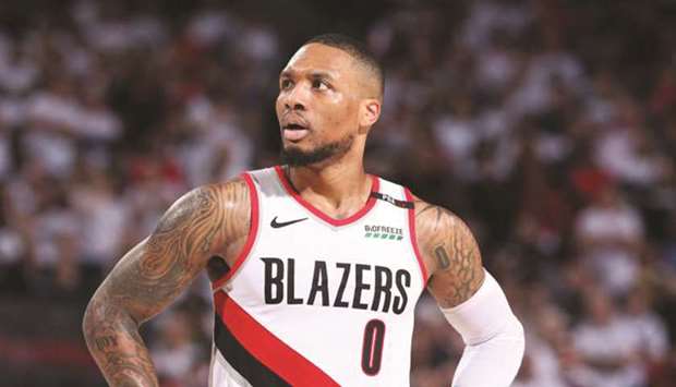Portland guard Damian Lillard