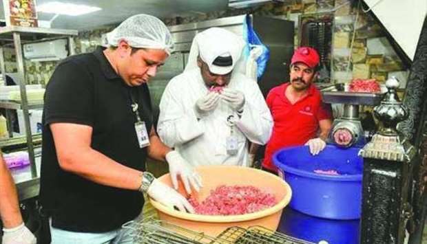Food control measures in Doha Municipality