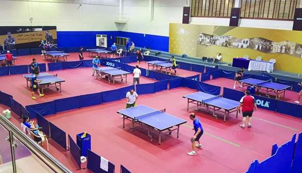 Qatar Table Tennis Training Centre has a busy summer schedule