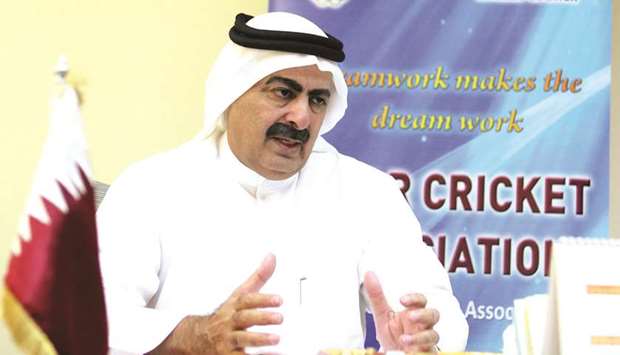 Qatar Cricket Association president Yousef al-Kuwari. (Othman Khalid)