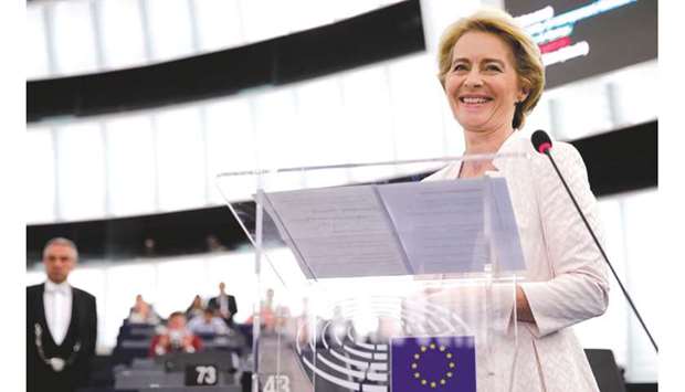 European Commission President-elect Ursula von der Leyen.