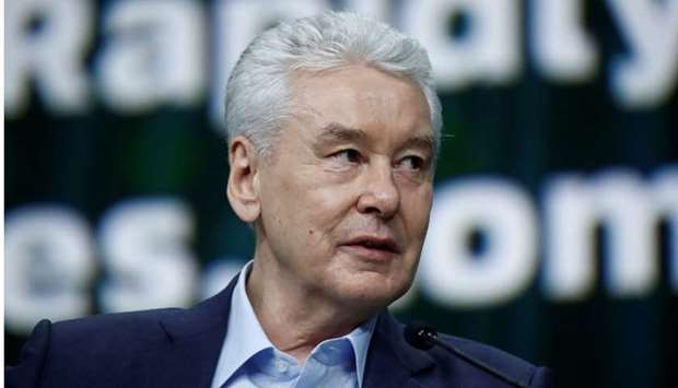 Moscow's Mayor Sergei Sobyanin attends a session of the St. Petersburg International Economic Forum (SPIEF), Russia on June 6,.