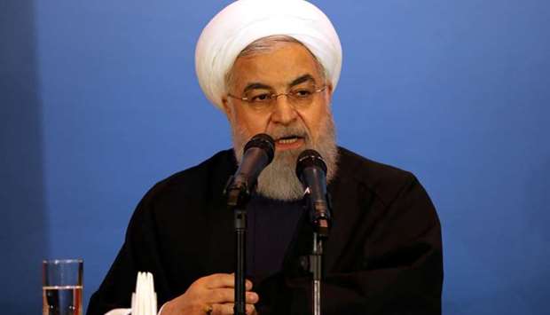 Rouhani urged the Trump administration to ,adopt a rational approach again, and return to the negotiating table.