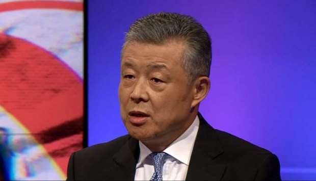 ,I do hope that the British government will realise the consequences and... refrain from further interference.., China's UK ambassador Liu Xiaoming said.