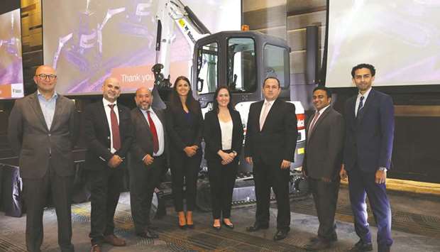 Officials at the event.