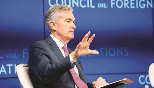 Jerome Powell, chairman of the US Federal Reserve, speaks during an event at the Council on Foreign Relations in New York on June 25. Powell has repeatedly said the central bank makes decisions independently from both markets and the White House, but failing to deliver a cut could cause a stock and short-term bond selloff and reduce economic activity.