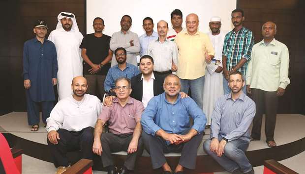 Some of the people who attended an event by QCS.