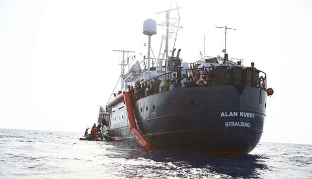 Rescue ship Alan Kurdi