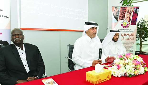 Officials at the event.