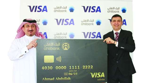 The Ahlibank Visa Infinite Credit Card, giving private and premium banking customers access to exclusive lifestyle experiences tailored to match their specific needs.