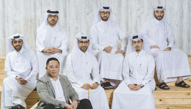 Former HEC Paris classmates, the founders and innovators of C Wallet Services include the highest number of nationals in a Qatari startup. From left to right: Khalid Al Yafei, Michael Javier, Mohammed Kafoud, Abdulaziz Abdulla, Abdulmohsin Al Yafei, Nasser Al Haj and Moustafa Al Sayrafi