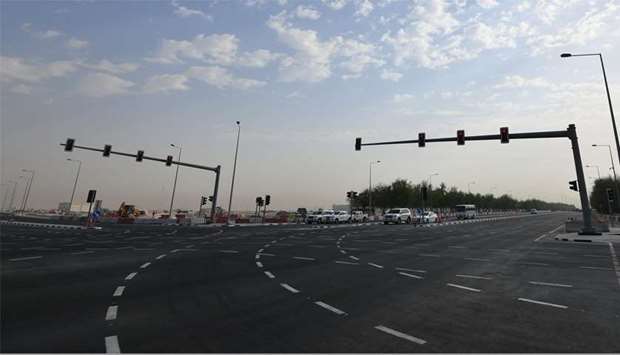 Ashghal opens Al Tarfa intersection to traffic rnrn