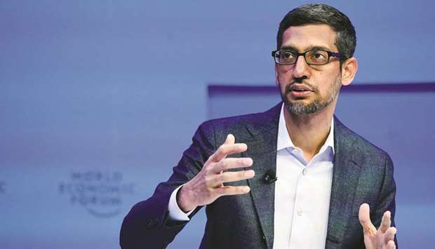 Sundar Pichai, chief executive officer of Alphabet