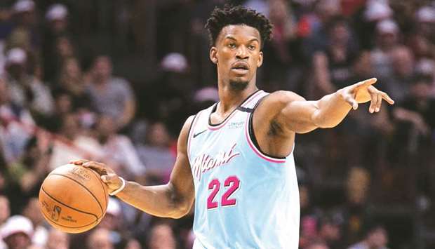 Jimmy Butler is the only Heat player who will not wear a social justice message on his jersey for the restart. (TNS)